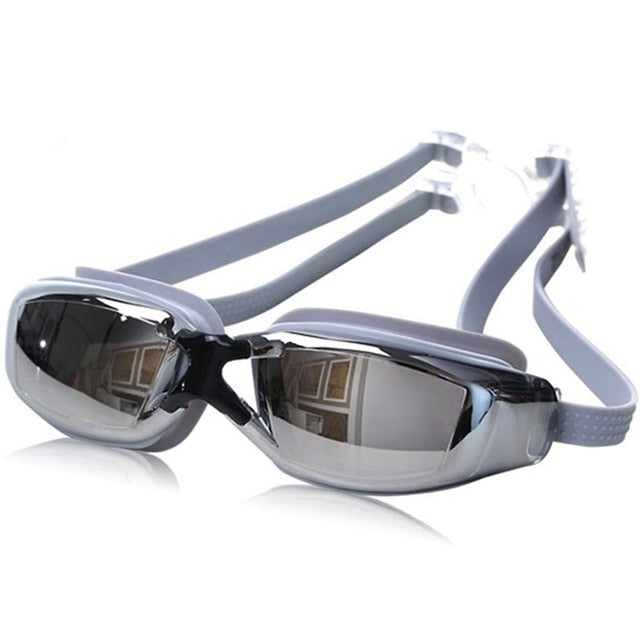 Greatever Sleek Swimming Goggles - UV400 Protection Anti Fog Wide View